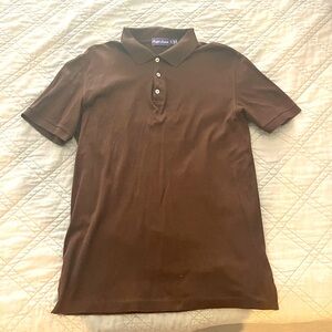 Ralph Lauren Purple Label brown polo